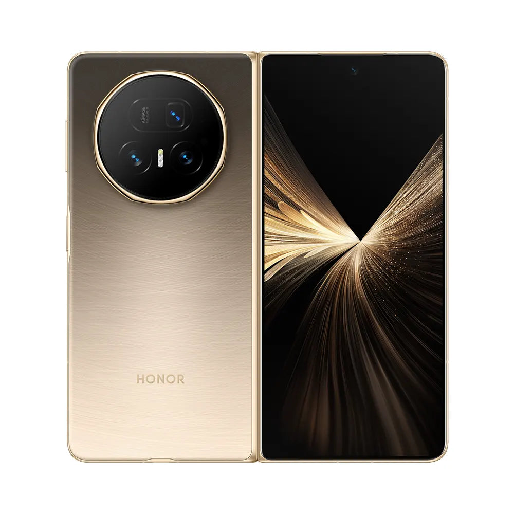 هاتف Honor Magic V5 قابل للطي 5G، شاشة 7.95 بوصة، 512 جيجابايت تخزين و 16 جيجابايت رام | ذهبي هاتف Honor Magic V5 قابل للطي 5G، شاشة 7.95 بوصة، 512 جيجابايت تخزين و 16 جيجابايت رام | ذهبي